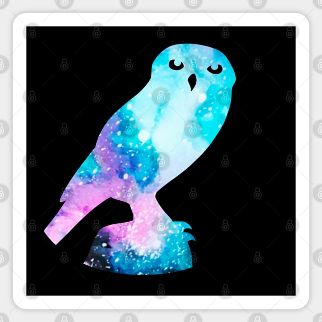 Snowy Owl Sticker by Lady Lilac